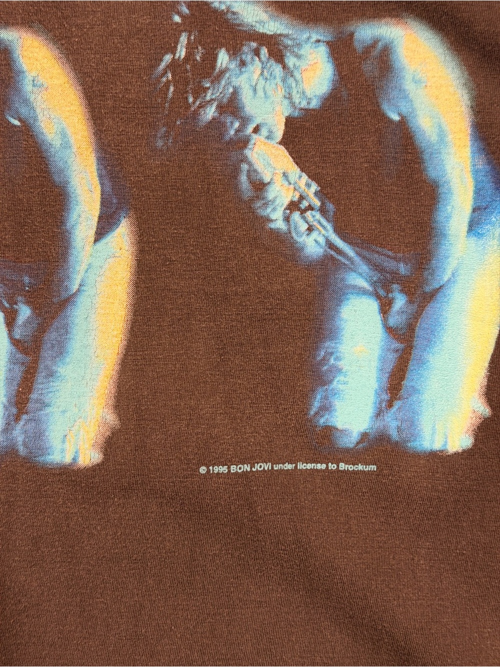 Vintage Bon Jovi 1995 World Tour Faded Band Tee - Picture 6 of 15